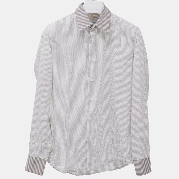 Prada Grey Pinstripe Shirt - Picture 1 of 13